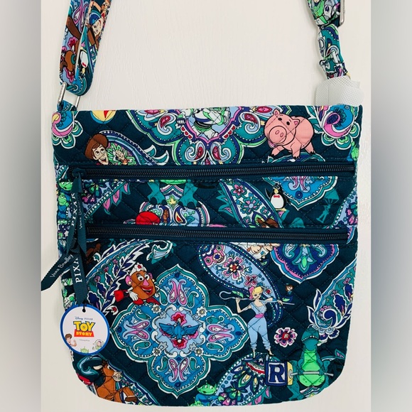 Vera Bradley Handbags - Vera Bradley Disney Pixar Toy Story Andy’s Room Triple Zip Hipster Crossbody bag
